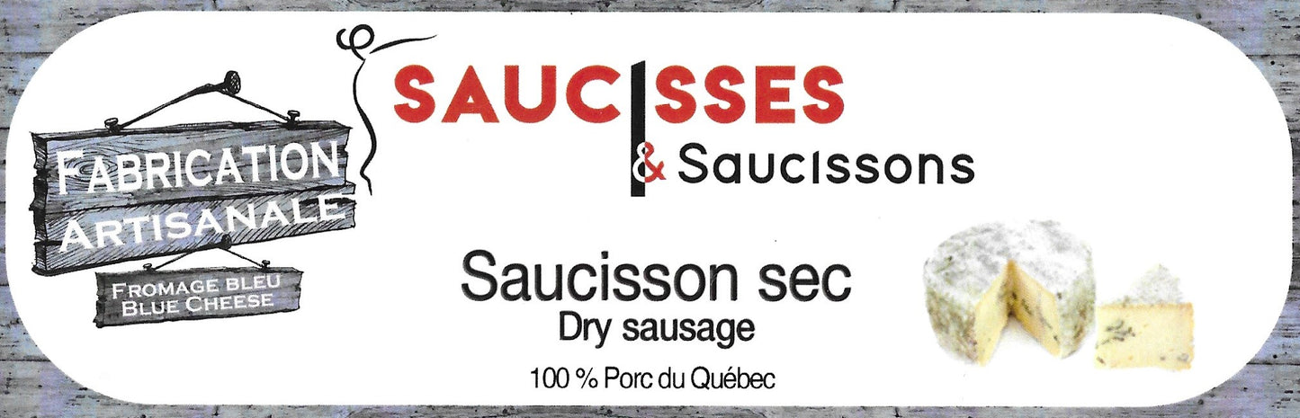 Saucisson sec au fromage bleu