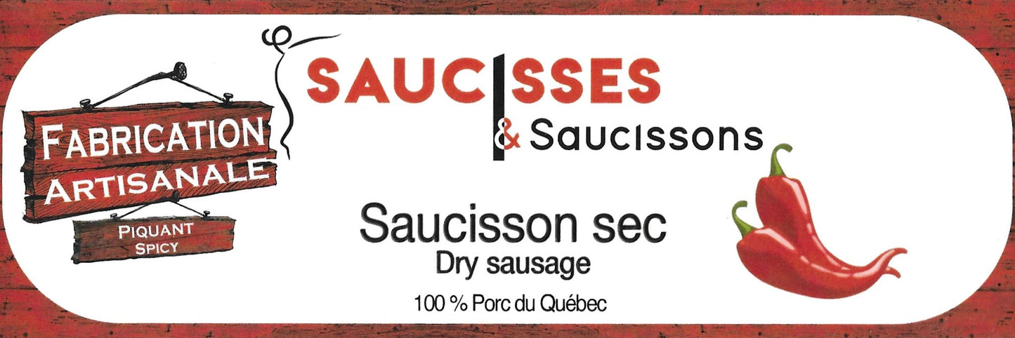 Saucisson sec piquant